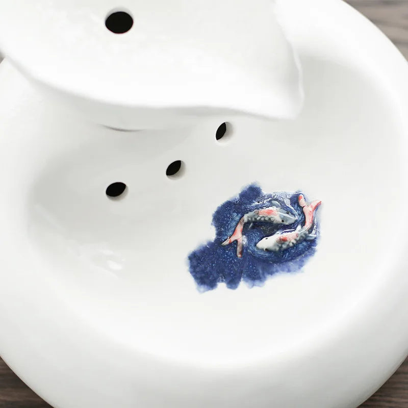 Fontaine en Porcelaine KoiHarmony