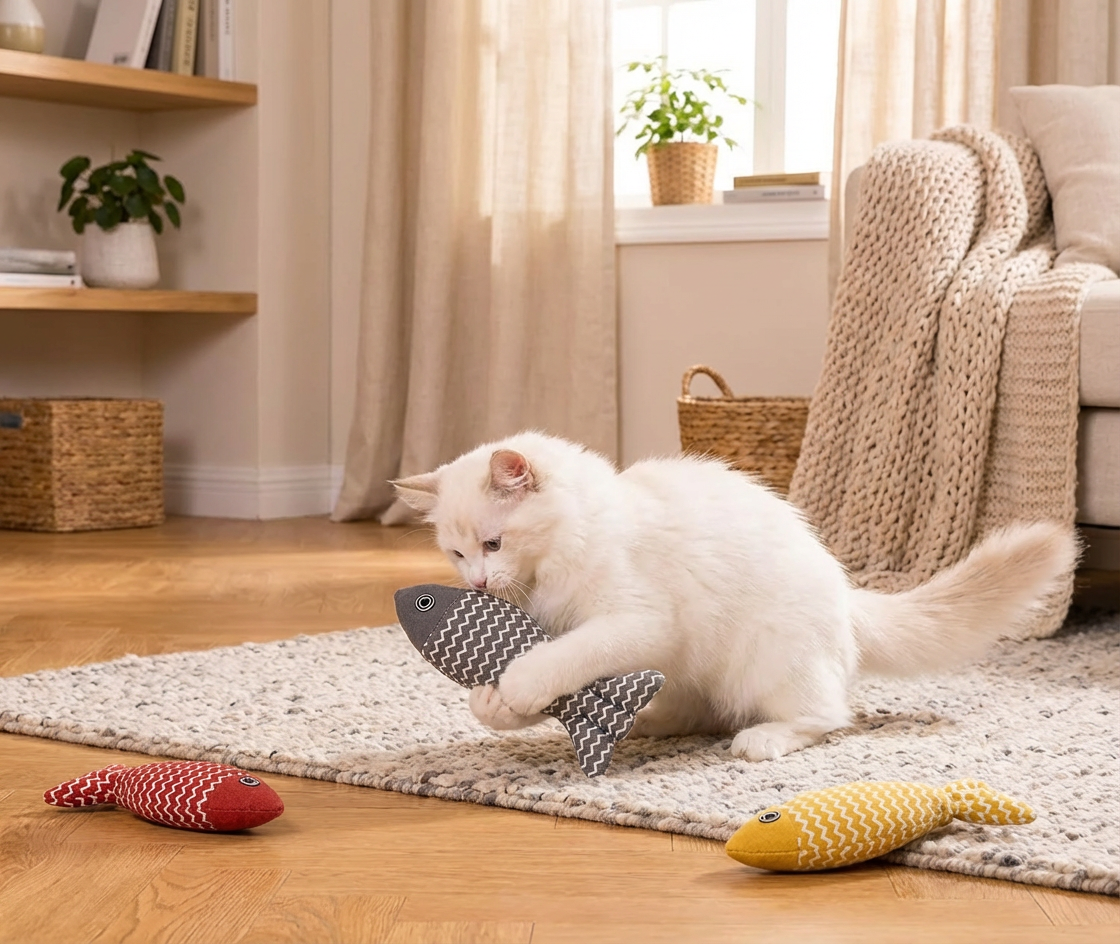 Jouet Poisson RaffiaFish