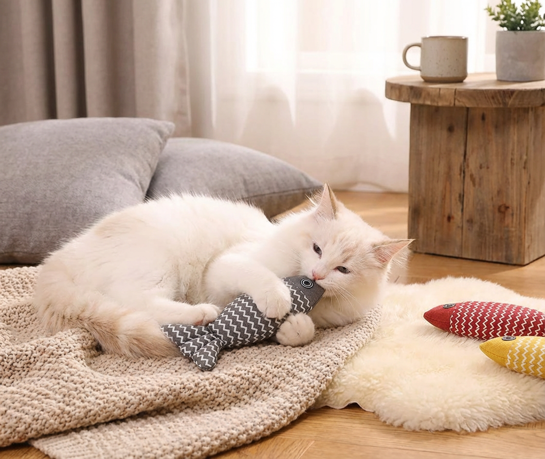 Jouet Poisson RaffiaFish