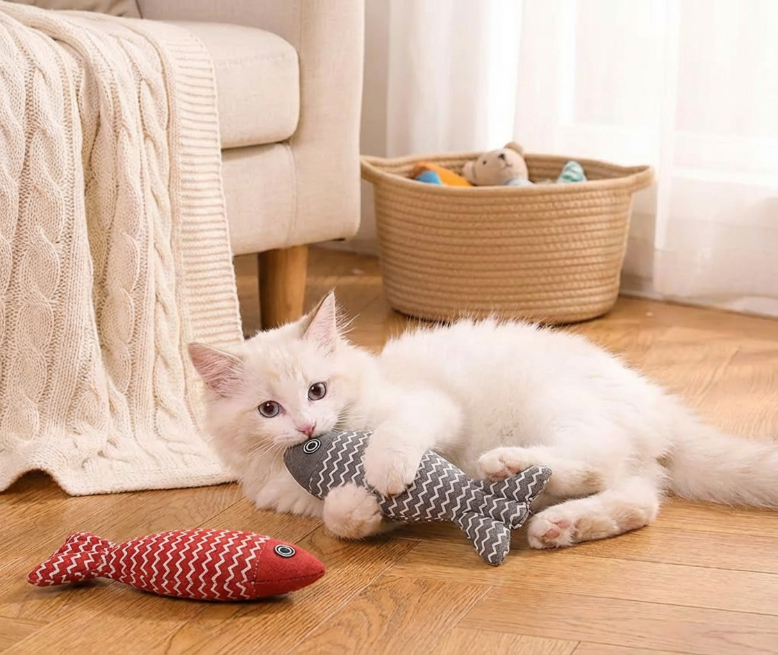 Jouet Poisson RaffiaFish